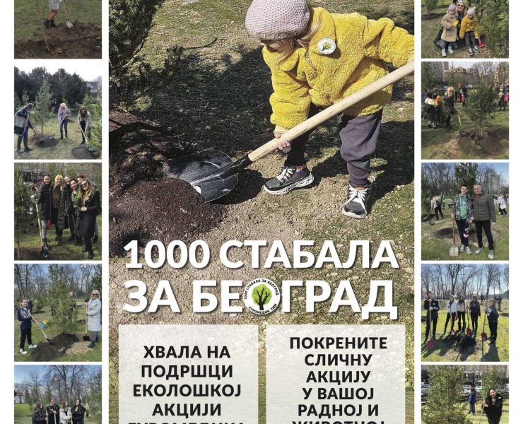 Euromedik akcija 1000 stabala za Beograd
